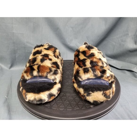 UGG Australia Girls Fluff Yeah Slippers Slide Spotty Size 2 NEW NO BOX! - Picture 3 of 11
